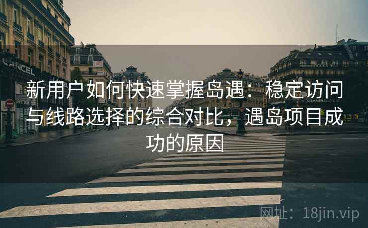 新用户如何快速掌握岛遇:稳定访问与线路选择的综合对比,遇岛项目成功的原因 新用户如何快速掌握岛遇:稳定访问与线路选择的综合对比,遇岛项目成功的原因