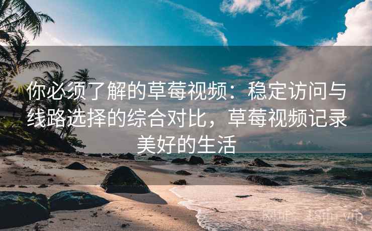 你必须了解的草莓视频：稳定访问与线路选择的综合对比，草莓视频记录美好的生活