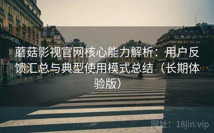 蘑菇影视官网核心能力解析:用户反馈汇总与典型使用模式总结(长期体验版) 蘑菇影视官网核心能力解析:用户反馈汇总与典型使用模式总结(长期体验版)